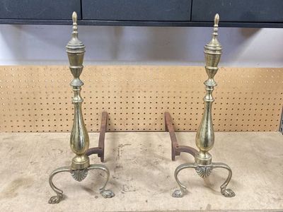 Fireplace andirons
