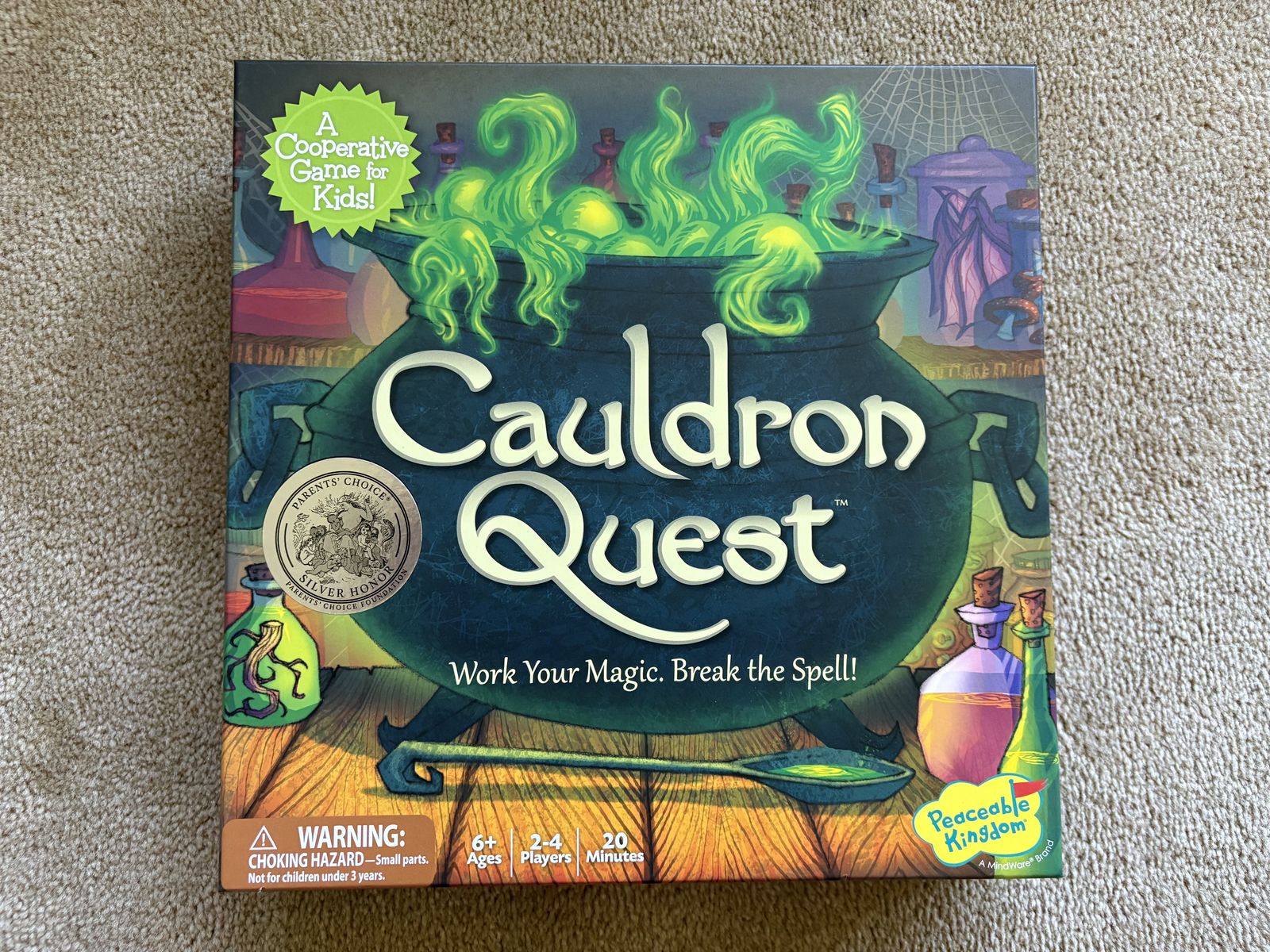 NEW/COMPLETE Cauldron Quest Board Game
