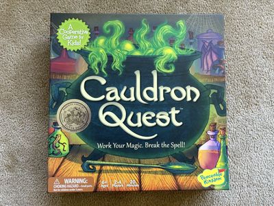 NEW/COMPLETE Cauldron Quest Board Game