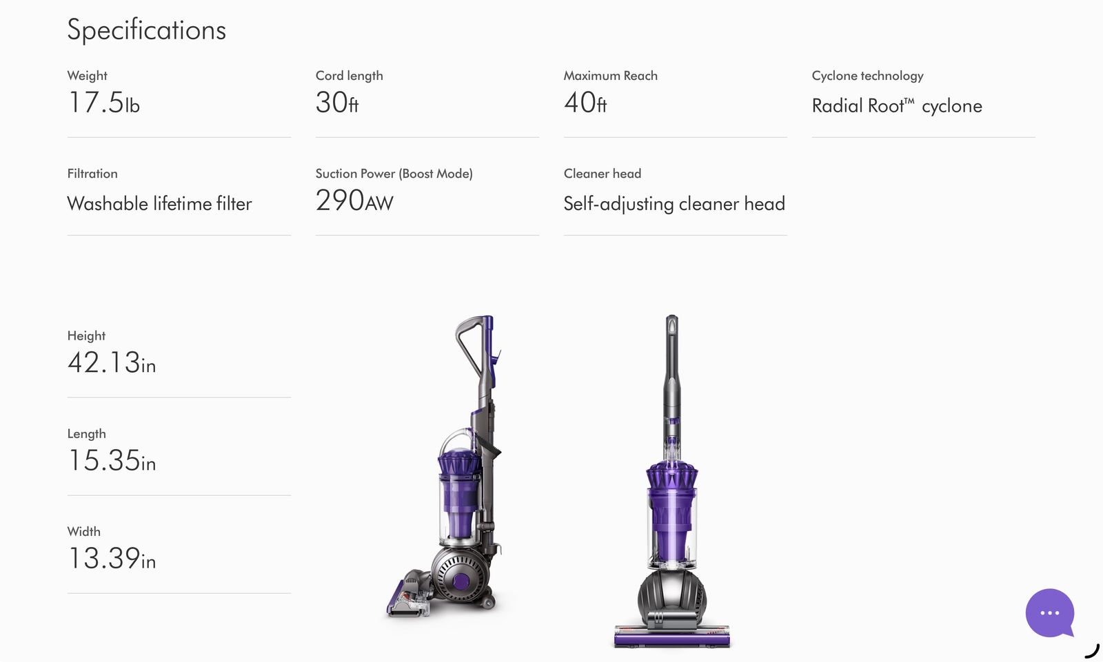 Dyson Vacuum Cleaner model animal ball 3 pro