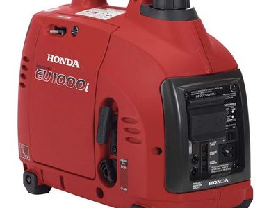 NEW Honda EU1000i Super Quiet Inverter Generator - 1000W, 29lbs, Parallel Ready, with Cover