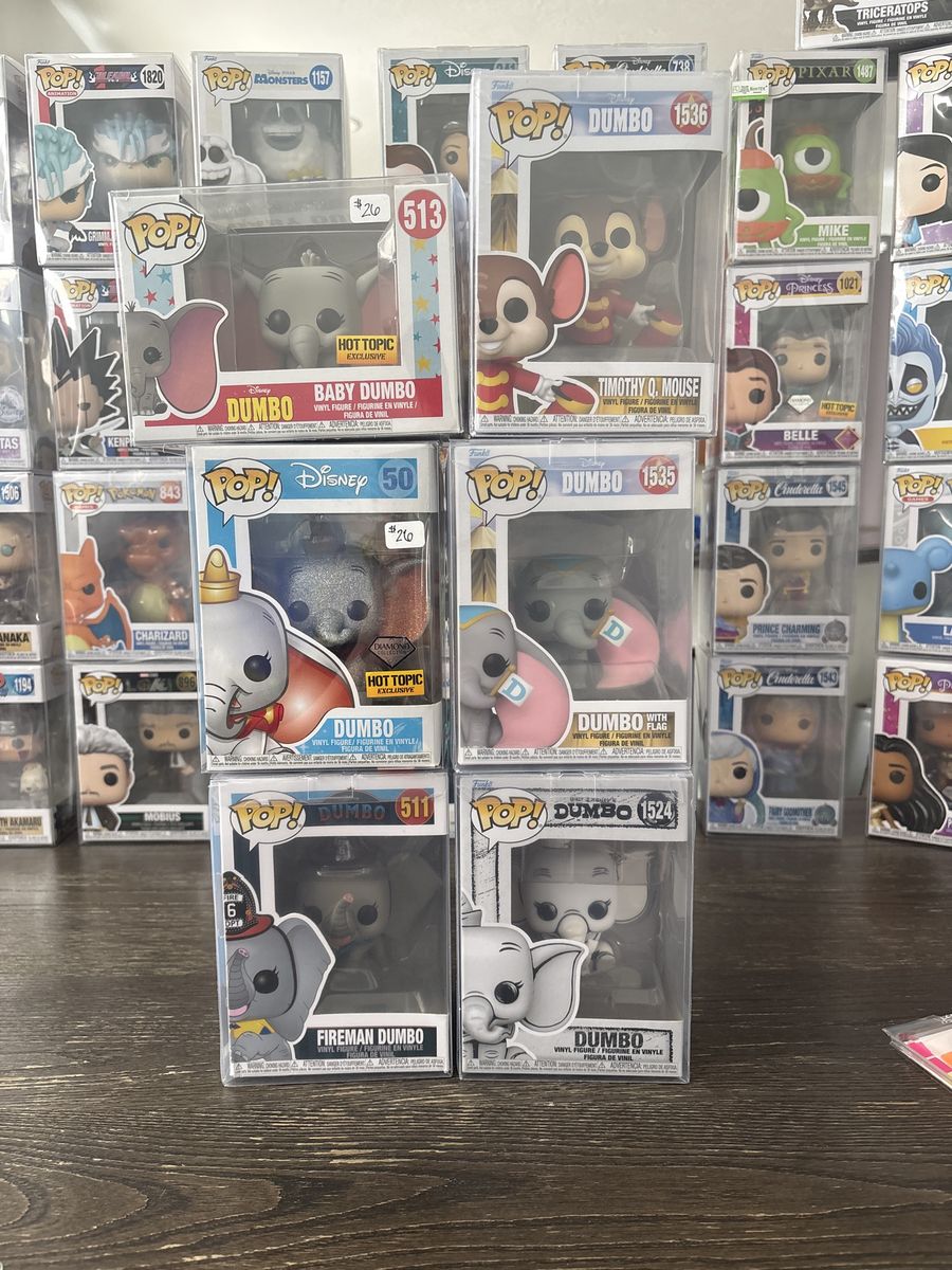 Dumbo set Funko pops