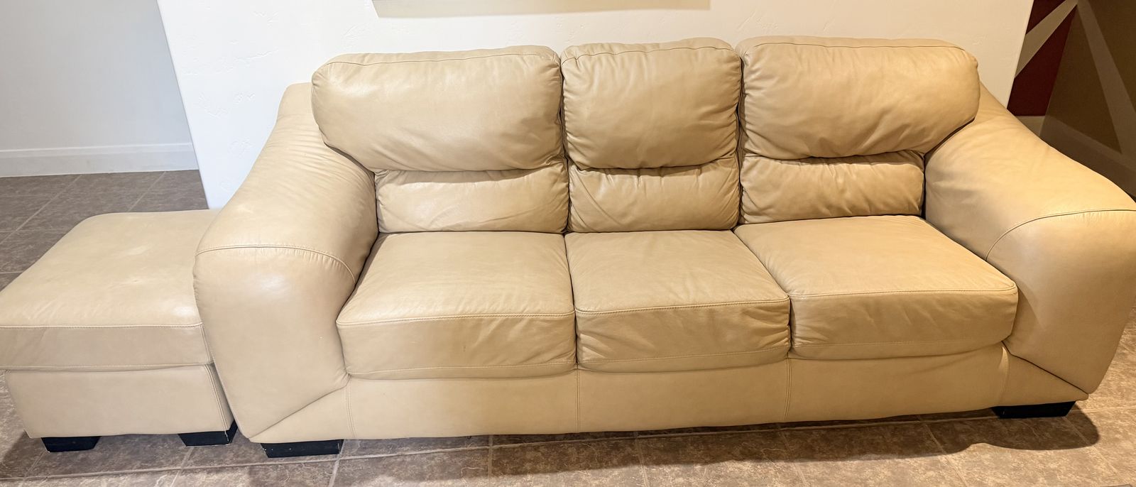 Leather couch