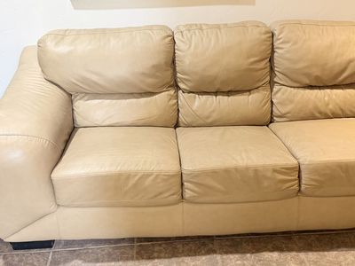 Leather couch