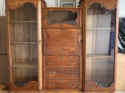 Rare Antique Double Secretary