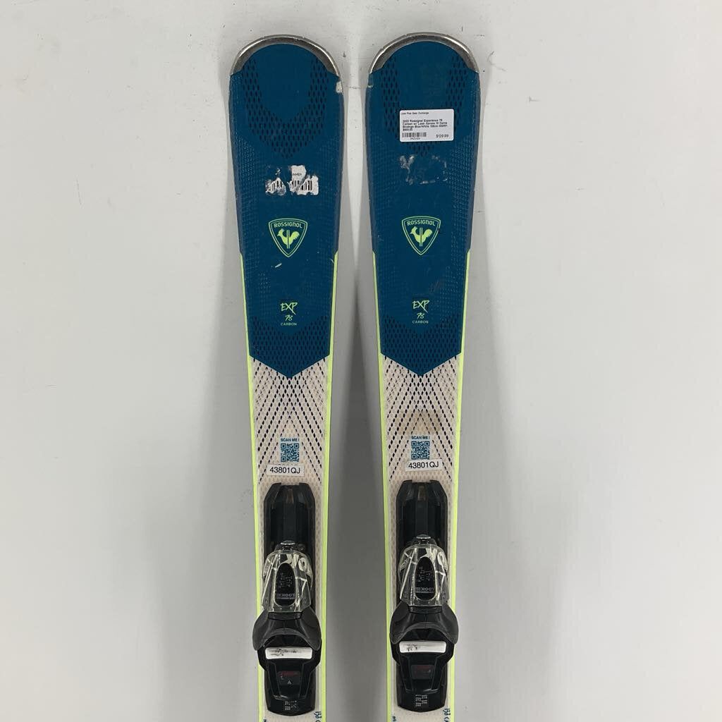 2022 Rossignol Experience 78 Carbon w/ Look Xpress 10 Demo Bindings