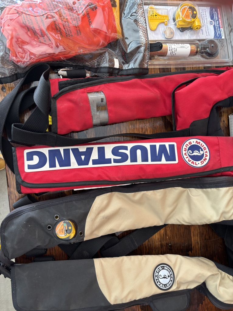 Mustang Self Inflating Life vests (2)