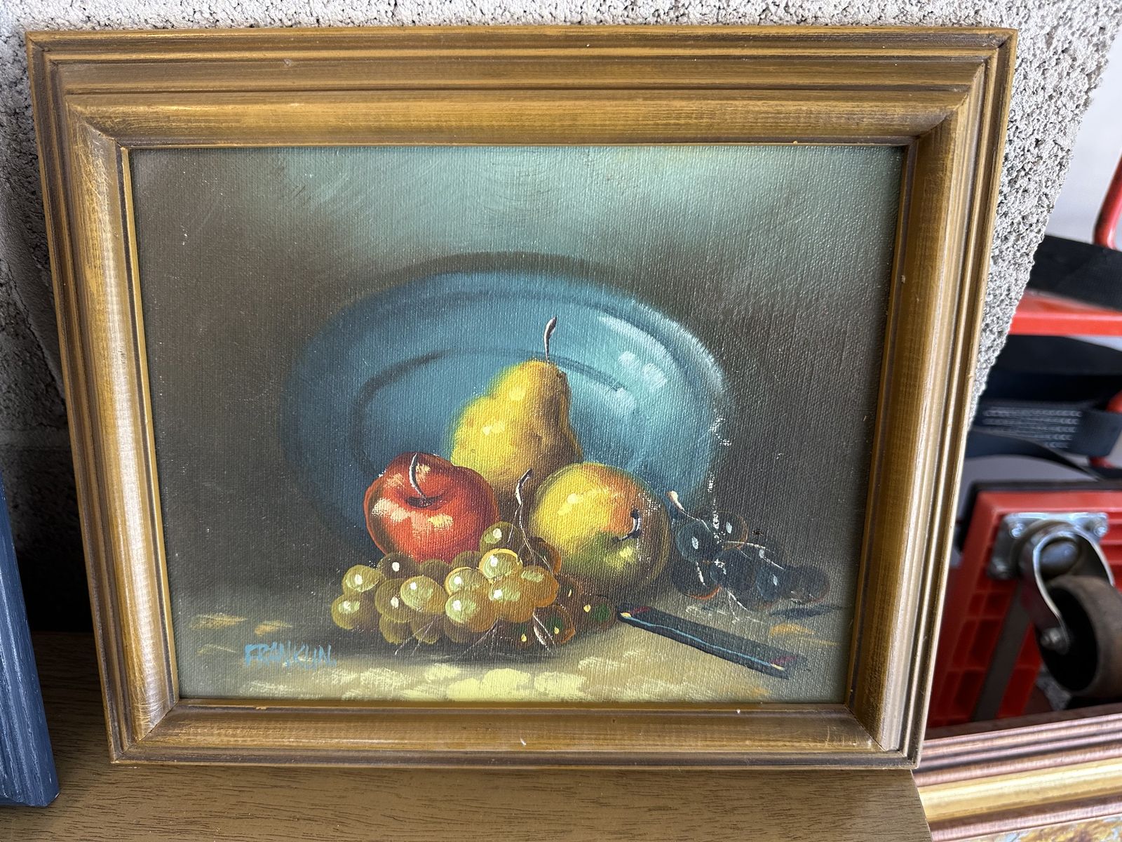 Wooded Framed Picture