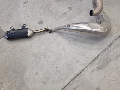 KTM 2-Stroke Exhaust Pipe & Silencer - Used Motorcycle Dirt Bike Part