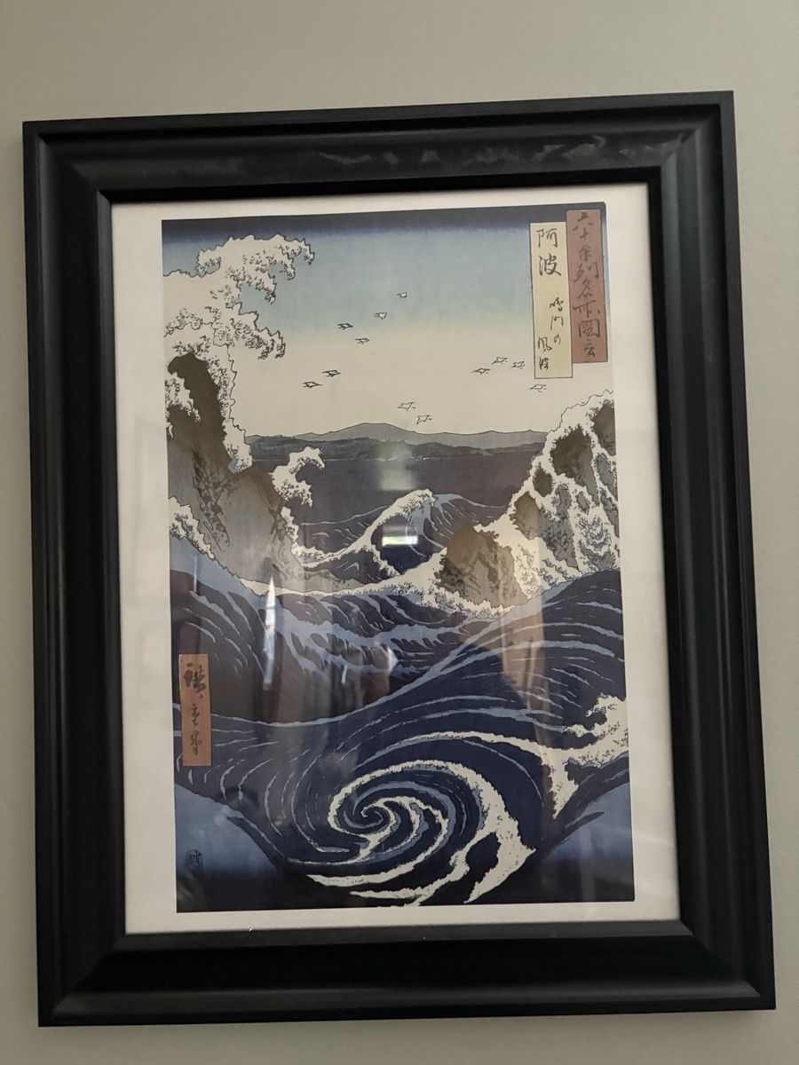 Great wave of kanagawa frame