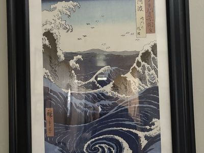 Great wave of kanagawa frame