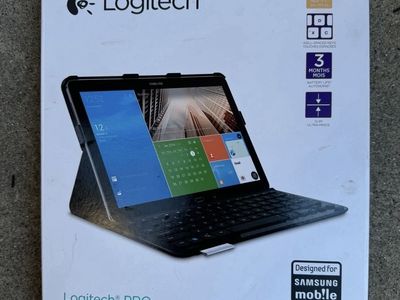 Logitech PRO Protective Case with Full-Size Keyboard for Samsung Galaxy Note/Tab PRO 12.2