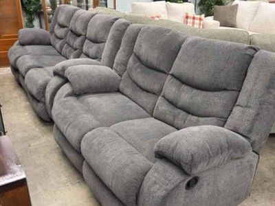 2-Piece Reclining Set Sofa and Loveseat