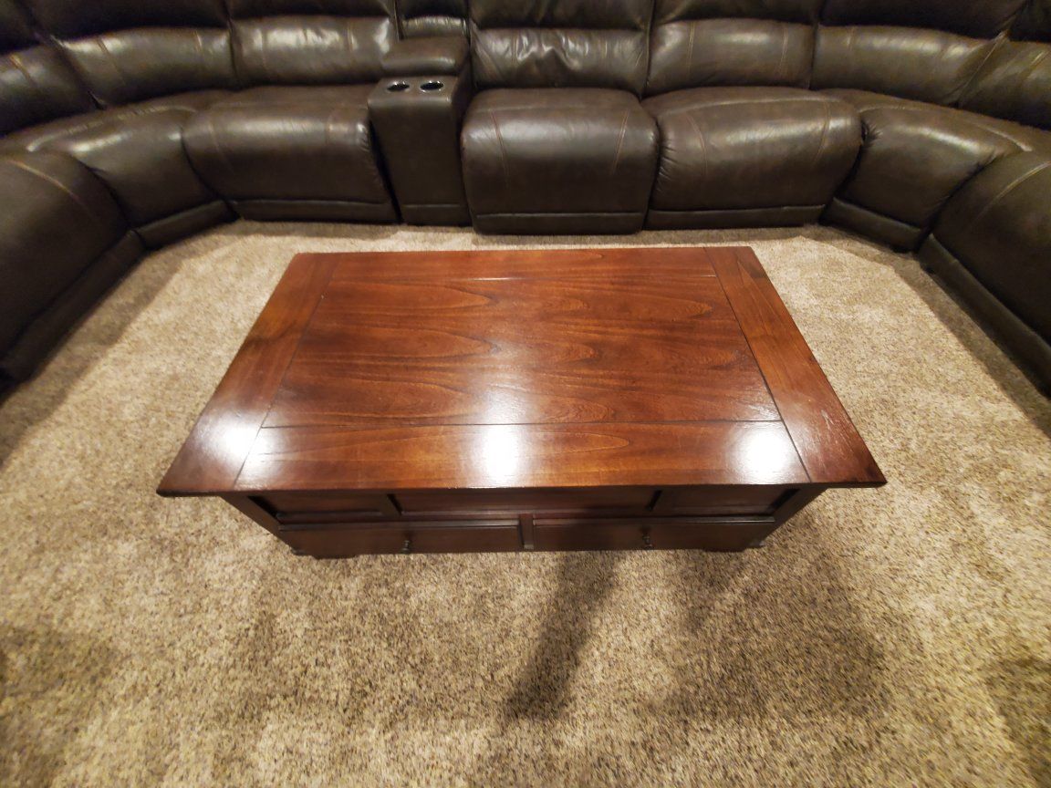 Ashley Lift Top Coffee Table with Storage