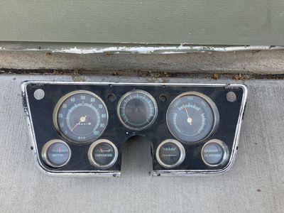 1967-1972 Chevrolet Or GMC Instrument Cluster