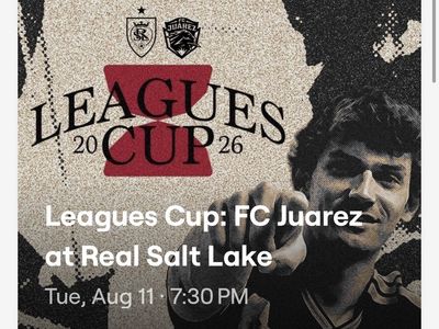 2nd Row!!! Leagues Cup Tickets: FC Juarez at Real Salt Lake - America First Field