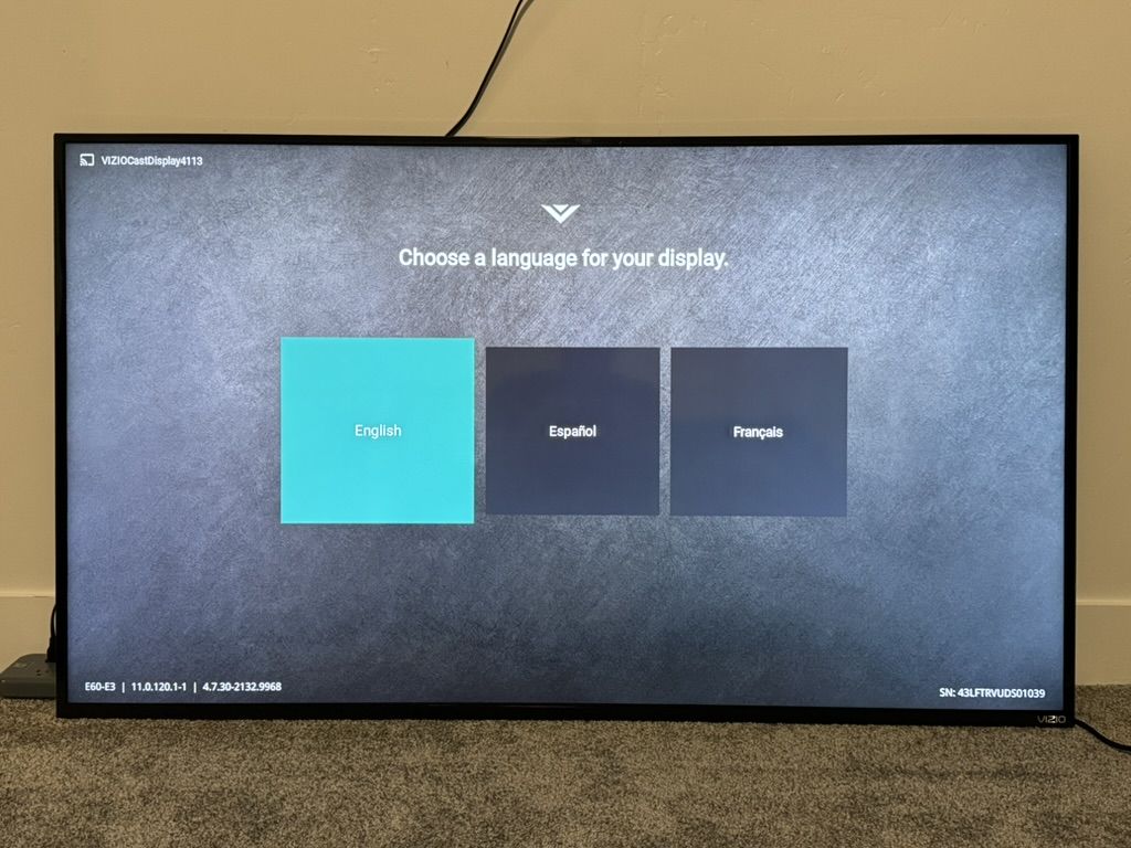 60" Vizio Smart TV