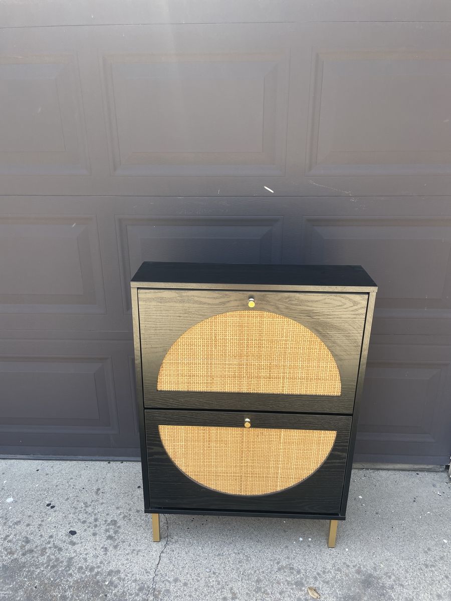 Small shoe storage cabinet