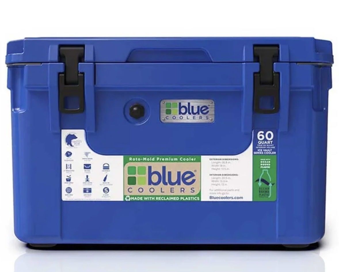 60 qt Blue Cooler