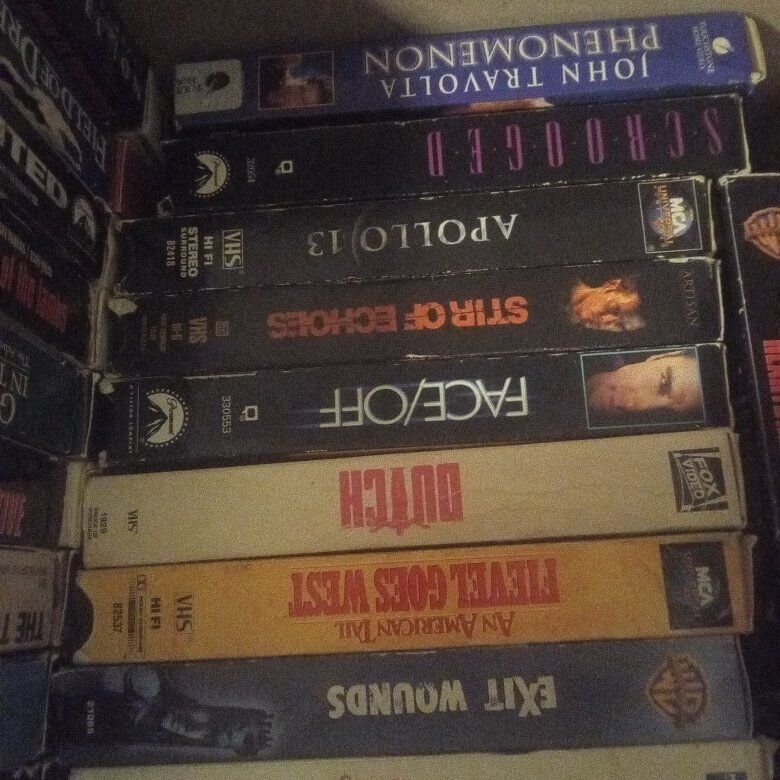 vhs  tapes read below