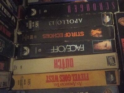 vhs tapes read below