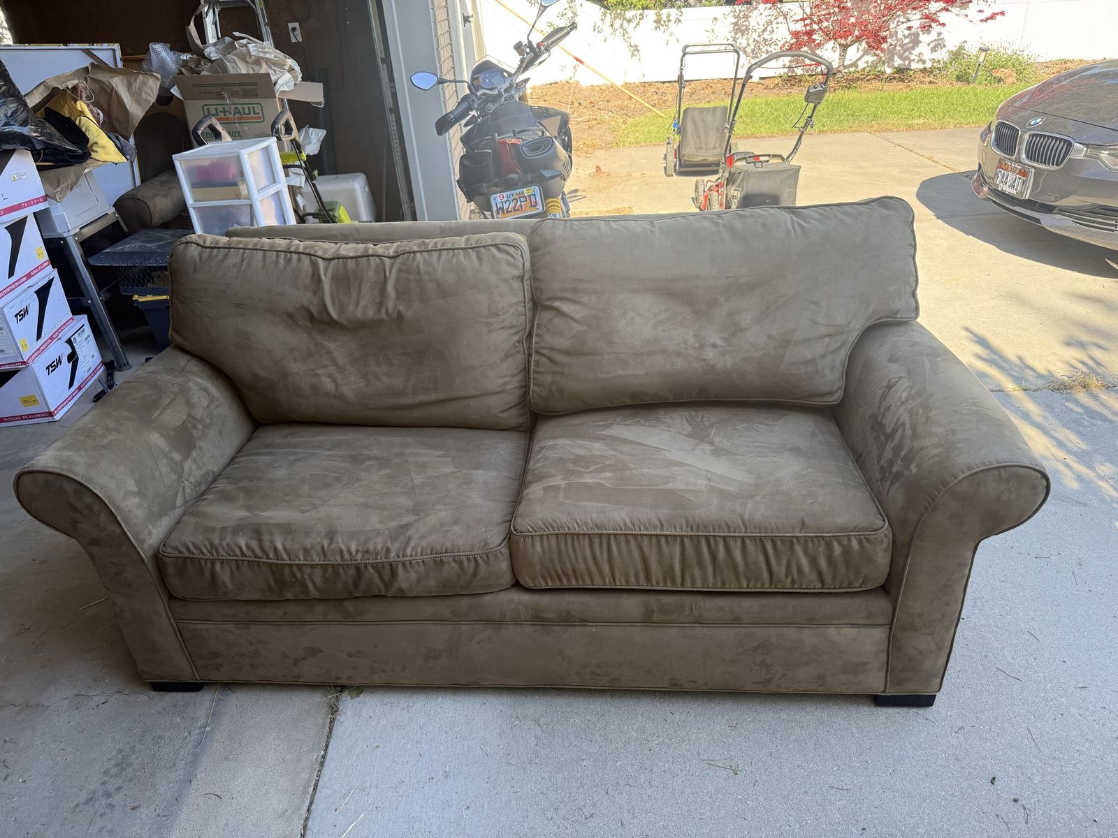 Two matching sofas