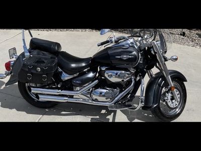 2008 Suzuki Boulevard C50 Black Cruiser Motorcycle, 9k Miles, Vance & Hines Pipes