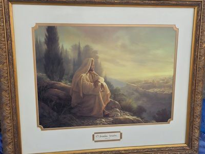 Beautiful Framed Greg Olsen "O Jerusalem" Print