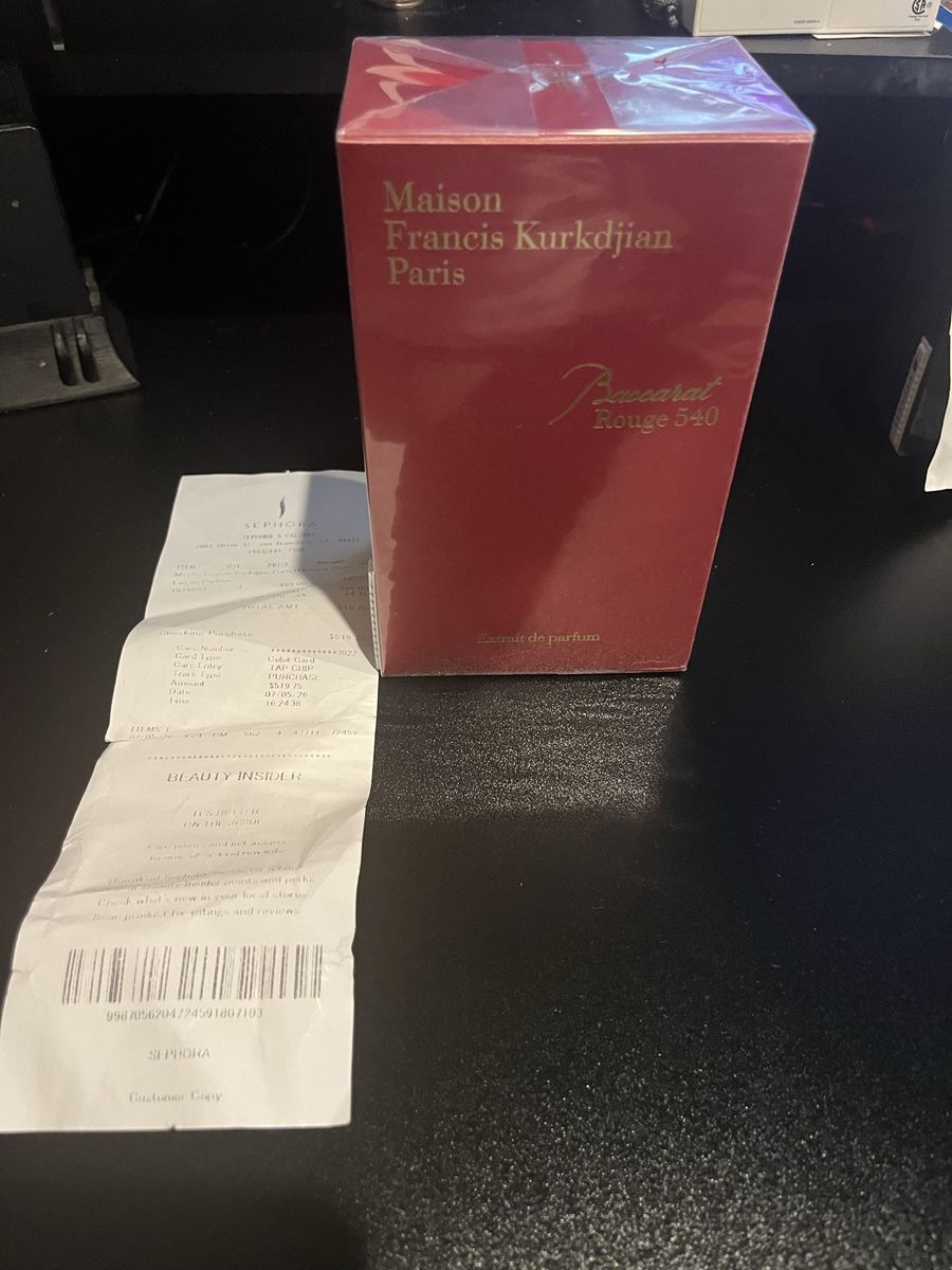 Maison Francis Kurkdjian Baccarat Rouge 540 Extrait de Parfum 2.4 oz New in Box