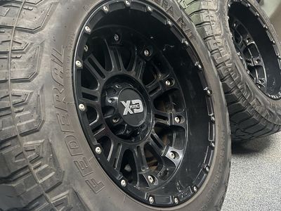 20x12 -44 Offset 8x6.5 KMC XD Series Wheels & Federal XPLORA R/T 35x12.50R20LT