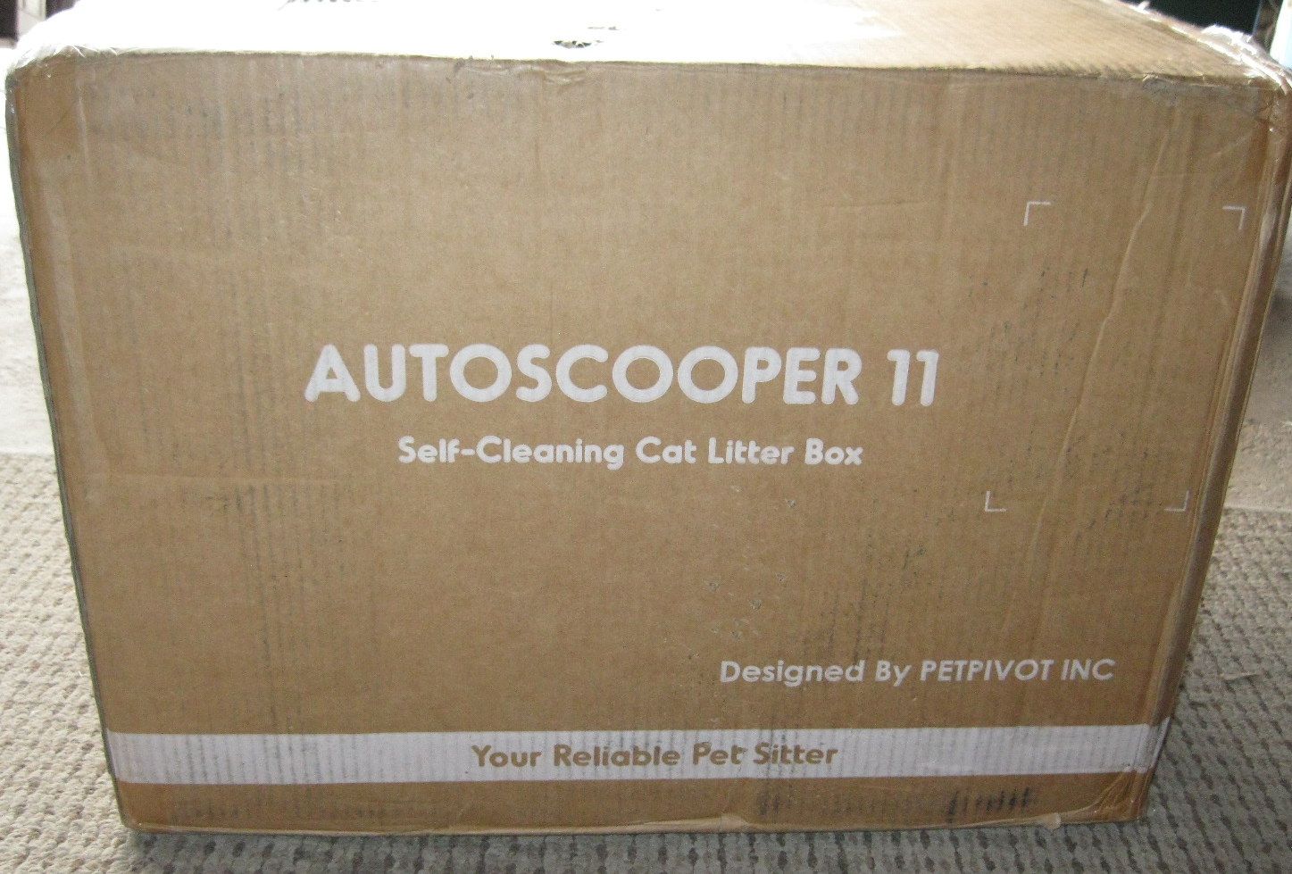 New Petpivot AutoScooper 11 Automatic Cat Litter Box Grey $179