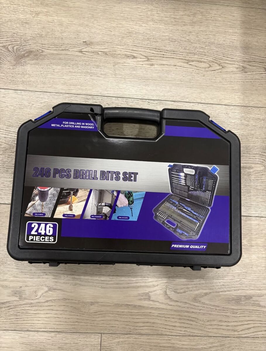 !!! 246-Piece Drill Bit Set – Brand New !!!