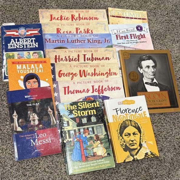Assorted Biography & History Book Set – Great for Homeschool