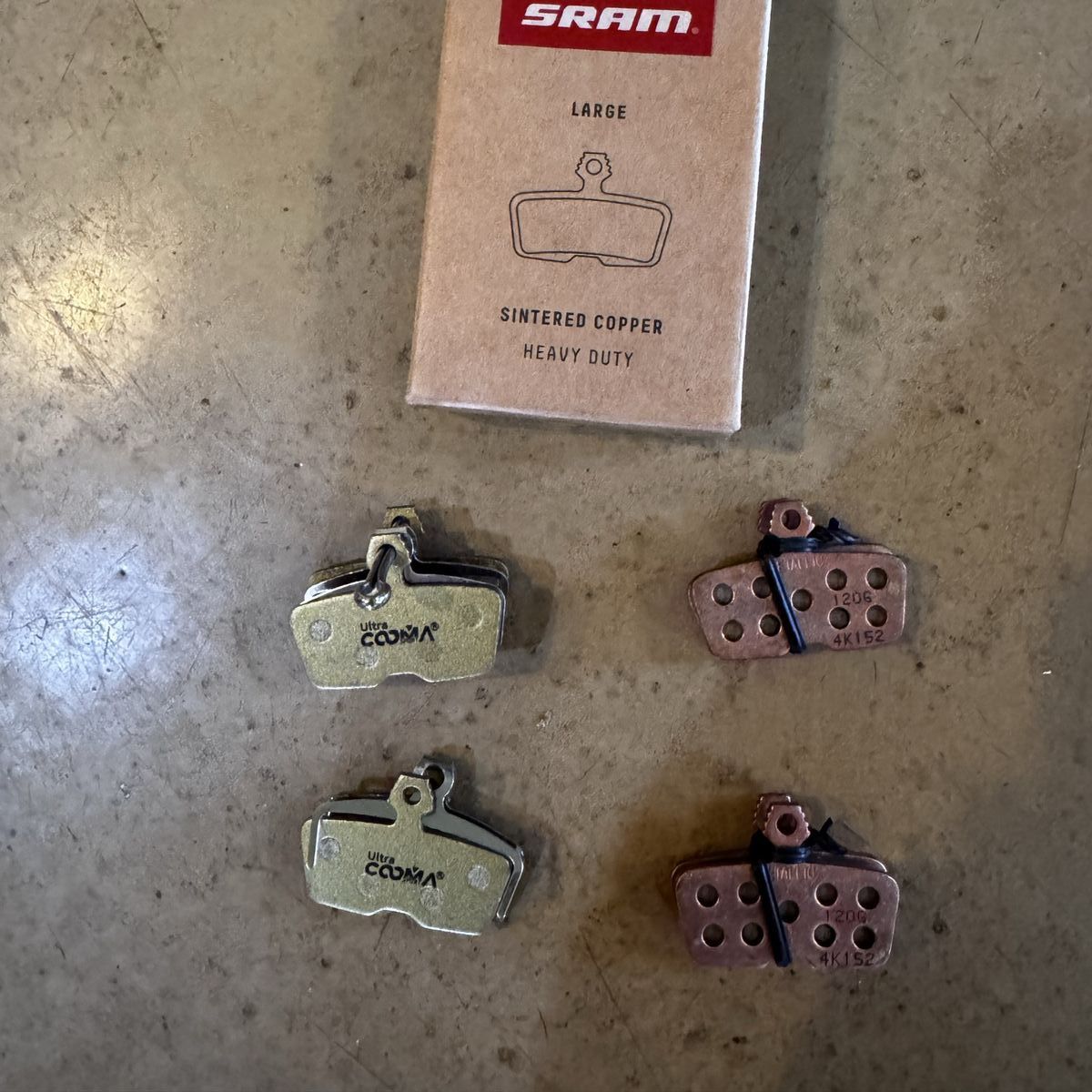 NEW - SRAM OEM Sintered brake pads - for Code brakes