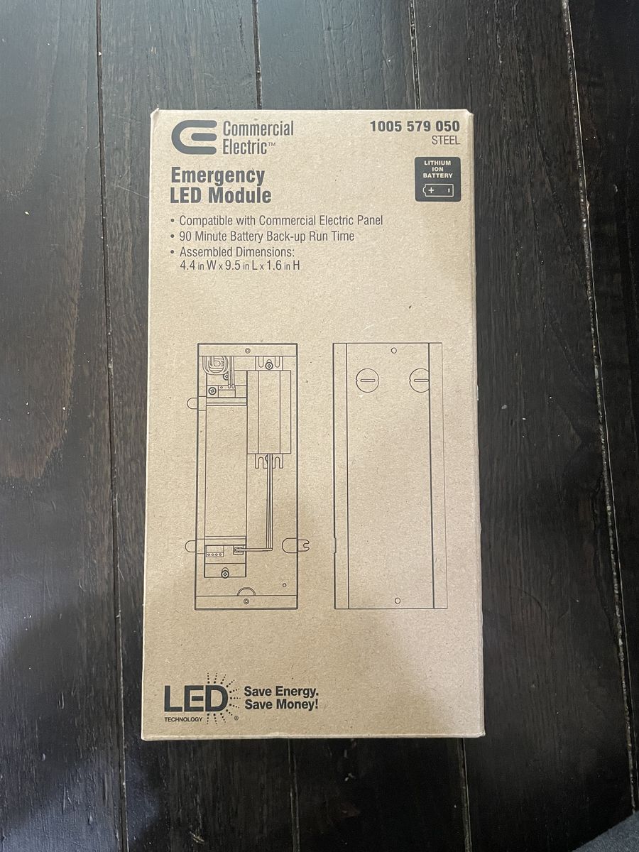 Commercial Electric LED Module Steel 