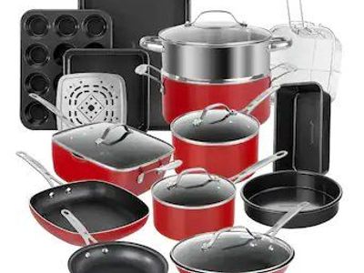 Granitestone True 20 Pc Pots and Pans Set Non Stic