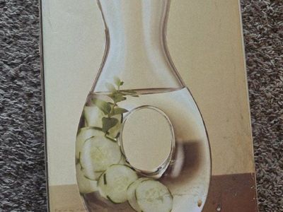 Glass Decorative Pitcher