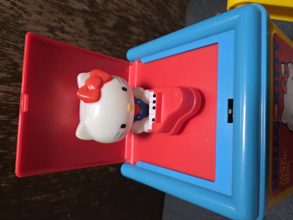 vintage hello kitty jack in the box toy