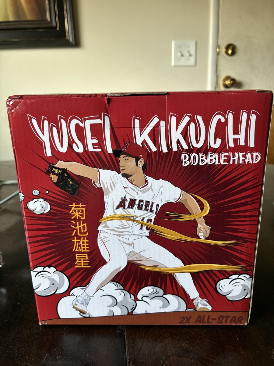 Yusei Kikuchi Angels 2X All-Star Bobblehead #16 - New in Box, baseball, Los Angeles