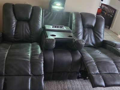 Leather couch