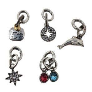 Brighton Silver Plated Five Piece Charm Bundle