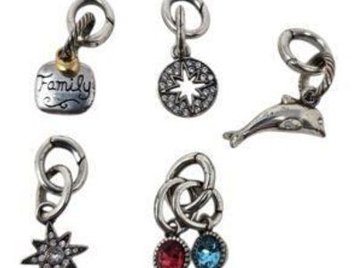 Brighton Silver Plated Five Piece Charm Bundle