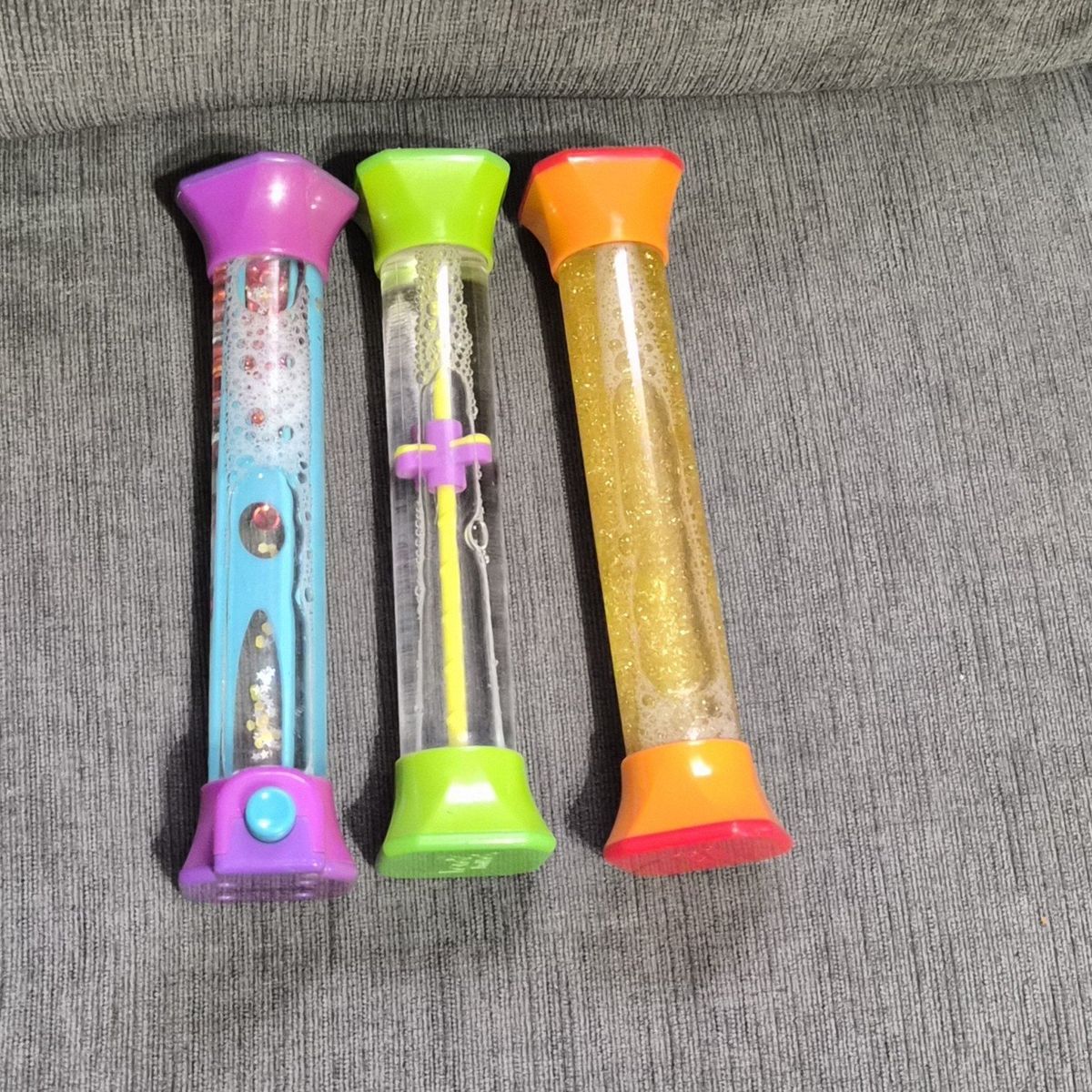 Sensory tubes fidgets, all 3 for $5