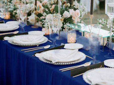 Navy 120” Tablecloths