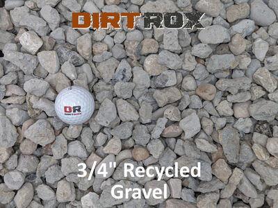 3/4" Recycled Gravel - Home Delivery by DirtRox.com