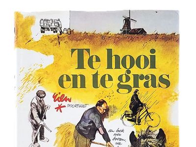 Vintage “Te Hooi en te Gras” (The Farm Book) – Dutch Edition (1977, Hardcover)