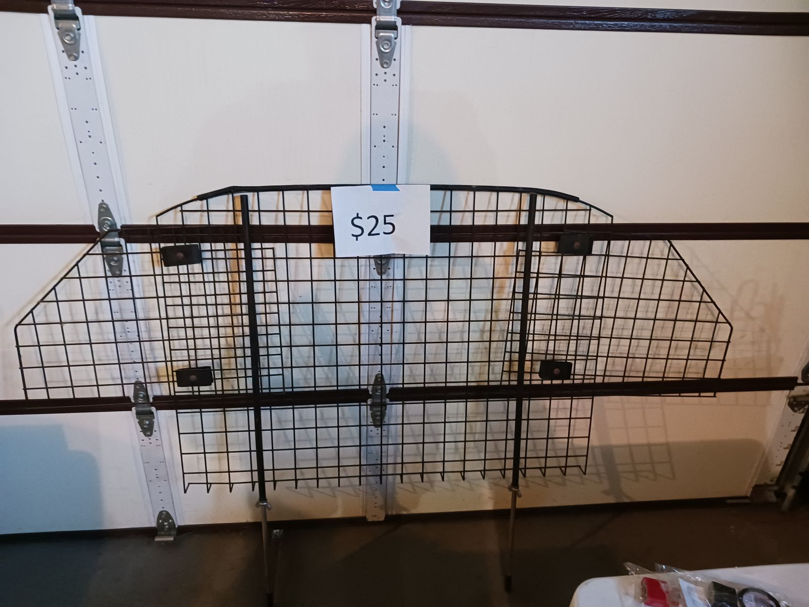 Auto safe pet gate adjustable separator. Keep your hunting dog safe. $25 cash
