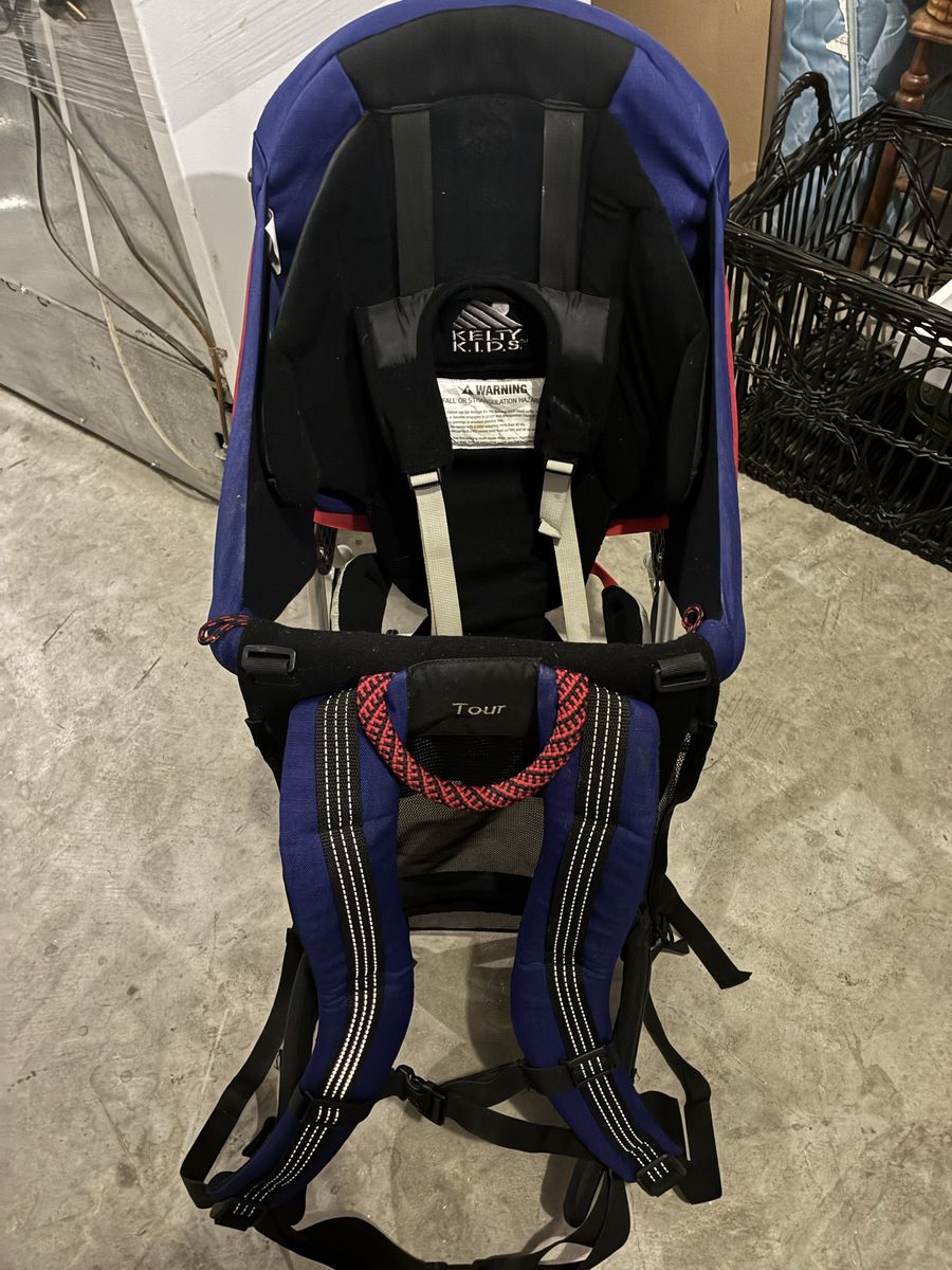 Kelty Kids Tour Child Carrier Hiking Backpack Blue Black