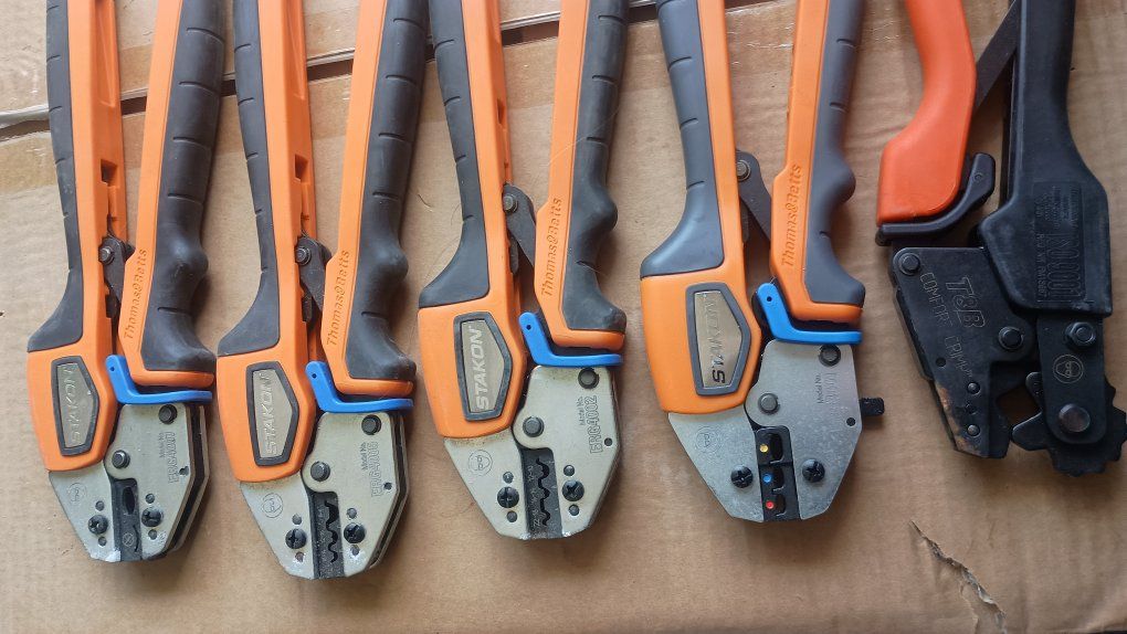 Stakon  Thomas &Betts crimping tools