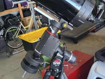 Celestron Telescope on Orion Sirius EQ-G Mount with Tripod